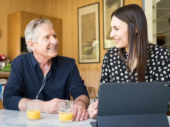 COPD patient with nurse 6